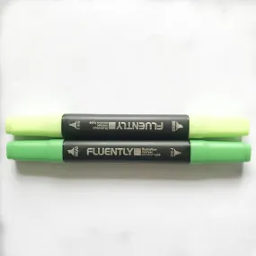 Illustration Marker Lime Green Grass Green