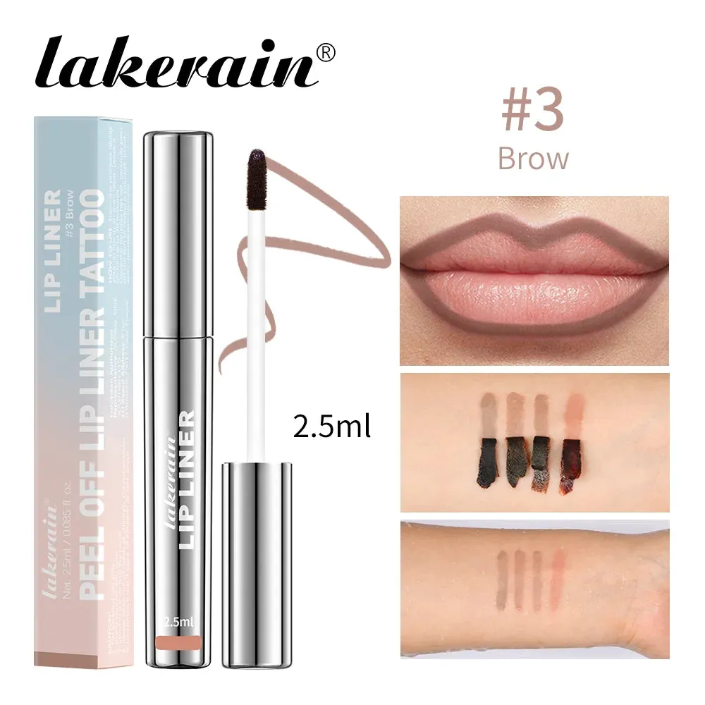 Waterproof Peel-Off Lip Tattoo – Long-Lasting Matte Lip Tint & Lip Liner!